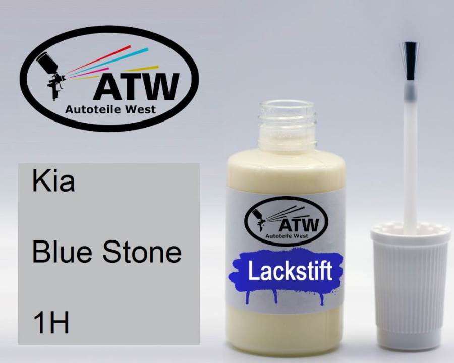 Kia, Blue Stone, 1H: 20ml Lackstift, von ATW Autoteile West.